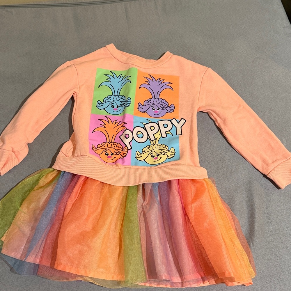 Trolls Pink and Purple Dress